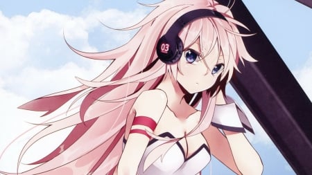 Megurine luka - pretty, vocaloid, headphones, hq, cute, hd, megurine, luka