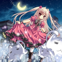 Cute Girl In The Middle Of Night
