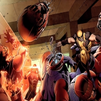 Cyclops And Wolverine vs Sentinels