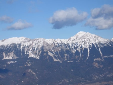 Stol, Karavanke from Galetovec - karavanke, slovenia, galetovec, stol