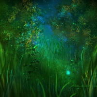 Green Glow Forest