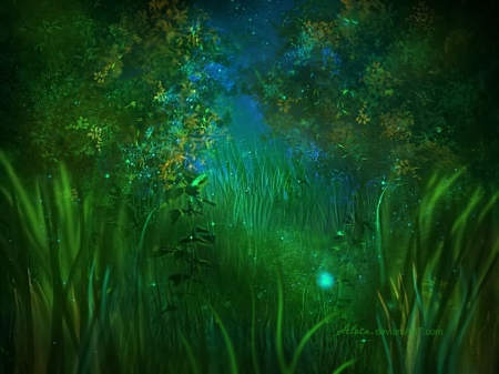 Green Glow Forest