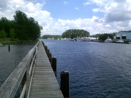 Virginia - virginia, boardwalk, water, river