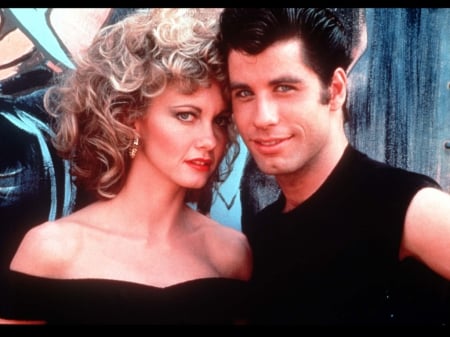 Grease - danny, lovers, movie, sandy