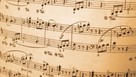 Music - treble, music, notes, tunes