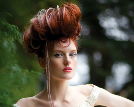 Woman hairstyle - face, hairstyle, woman, model