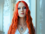 Redhead woman