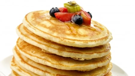 Pancake - food, honey, Pan, cake