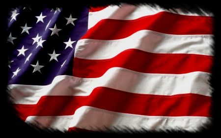 USA - flag, texture, satin, usa