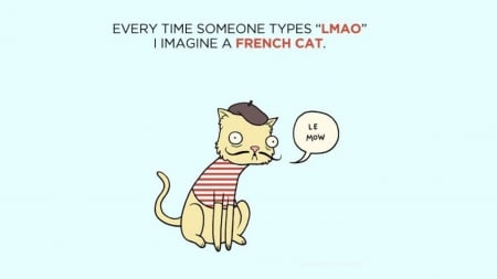 French Cat - cats, french, cartoons, animals