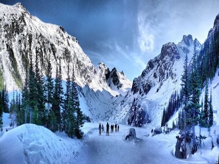 Whistler Bowl - bowl, mountain, whistler, snow