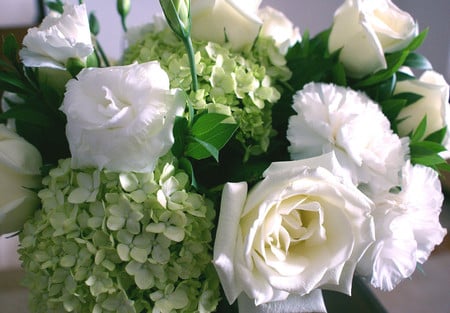 White bouquet - white, flowers