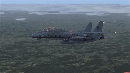 Grumman F-14 Over Germany at Dawn - jet, firepower, wing, navy, plane, military