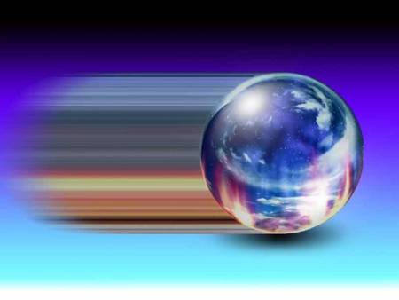 Speedy - sphere, marble, speed, blur