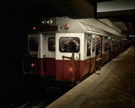 Freak metro - abstract, ghost, disguisting, station, metro, fantasy, train, aequus, mihi, freak