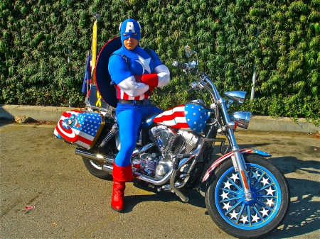 captain america - white, blue, red, capt a, usa