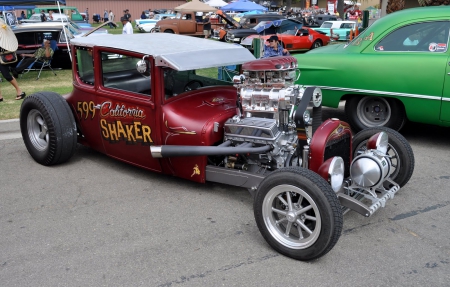 Hot Rod - motor, tuned, oldtimer, wheels