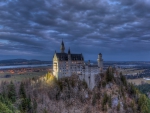 magical neuschwanstein castle in bavaria hdr