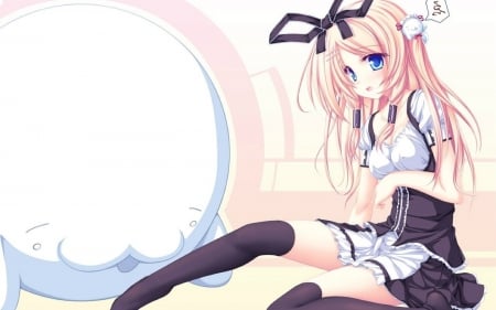 Cute Maid Girl :3 - random, cute, girl, maid