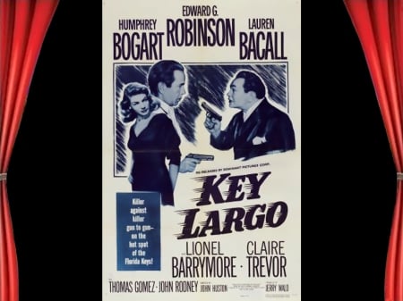 Key Largo02 - john huston, posters, key largo, classic movies