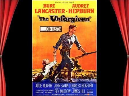 the Unforgiven01 - john huston, the Unforgiven, classic movies, posters