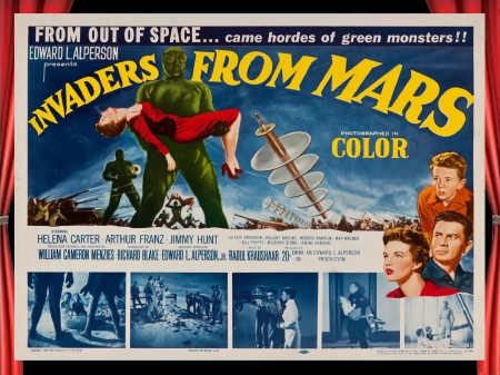 Invaders from Mars03 - science fiction, Invaders Of Mars, classic movies, posters