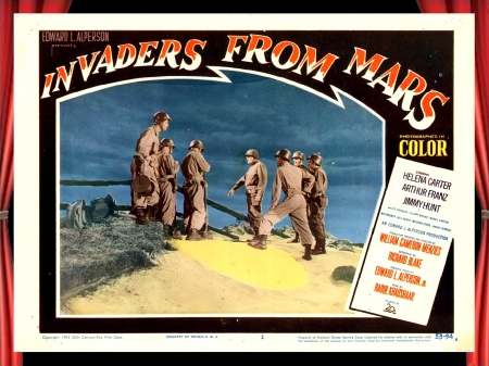 Invaders from Mars02 - science fiction, Invaders Of Mars, classic movies, posters