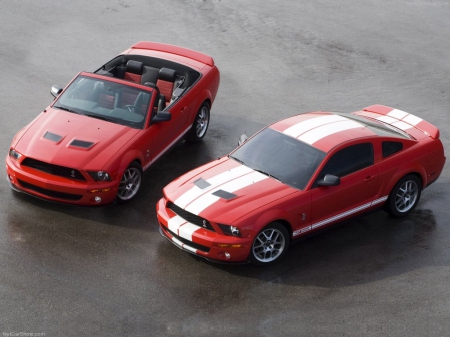 2007 Shelby GT500 -- 20 iconic pony cars - hardtop, conv, gt 500, red