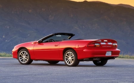 2002 35th Anniversary Camaro - ss, conv, gm, red