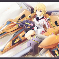 orange stratos girl