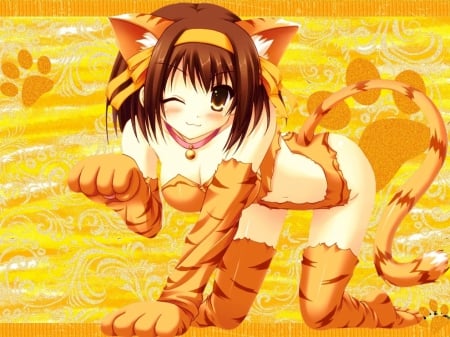 girl catgirl parody - nice, girl, kawai, catgirl