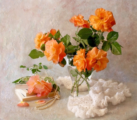 Still life - flower, flowers, photo, orange, still life