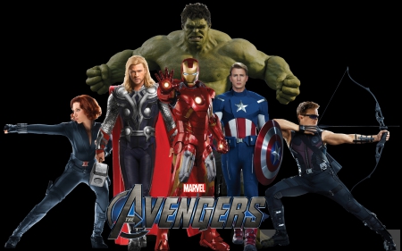 The Avengers - hulk, hulk thor, avengers, the avengers, marvel comics