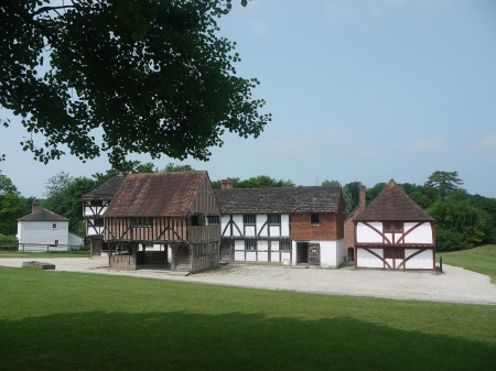 Weald & Downland Village 1 - half timbered, weald, sussex, past