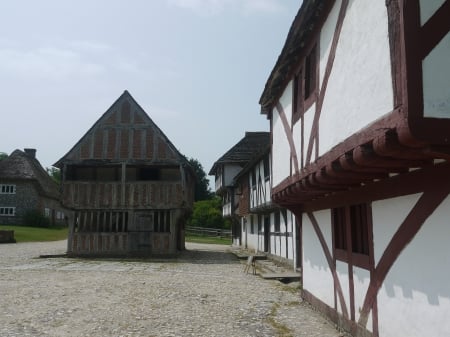 Weald & Downland Village 2 - half timbered, weald, sussex, past