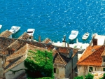 seaside town of sibenik croatia on the adriatic