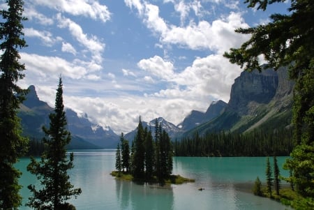 spirit-island - clouds, fun, nature, lake, forest