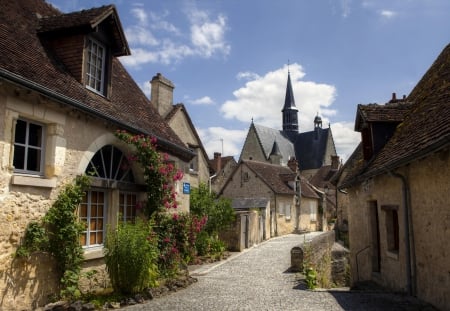 City - street, houses, photo, city, house, hdr