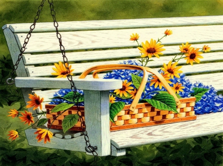 Flower bench