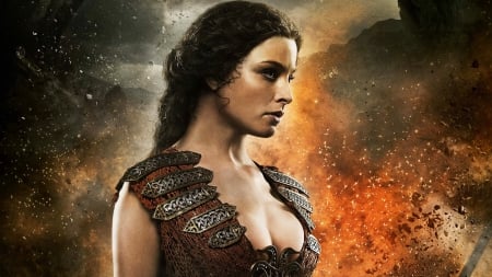 Conan (2011) - woman, movie, fire, fantasy, conan, rachel nichols, 2011, tamara, marcus nispel, skyphoenixx1, girl, wallpaper, entertainment, picture, film, adventure, action, jason momoa