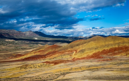 Painted Hills of Oregon - hills, mountains, nature, oregon