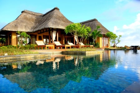 SUMMER RESORT - resorts, bali, photography, summer, bungalows, pools, love four seasons, city, indonesia, bungalow