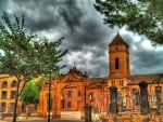 catholic school in santa eulalia ibiza spain hdr