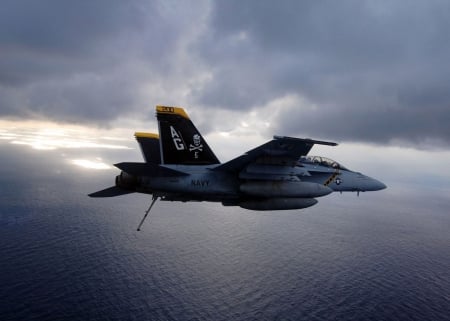 F 18 On Approach