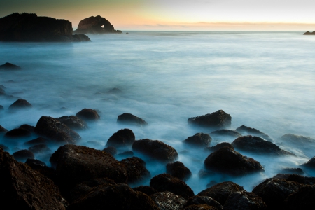 Sunset Colors - sunset, sea, nature, colors, blue