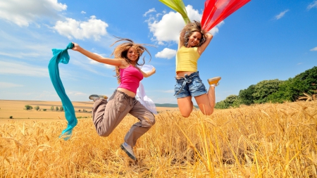 Jump! - abstract, jump, happy, photography