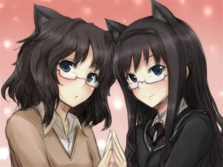 Anime Amagami - neko, female, amagami, anime, cute, school girl