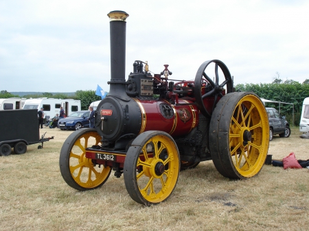 steam traction engine - steam engine, masham2013, traction engine, vintage