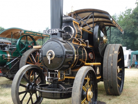 steam traction engine - steam engine, masham2013, traction engine, vintage