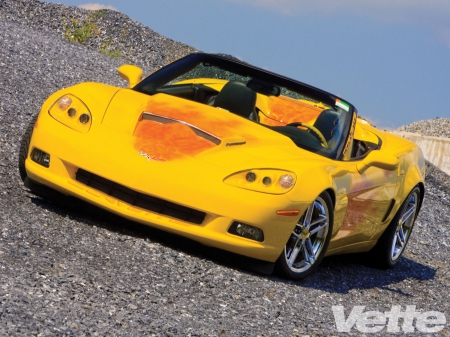 2005 Chevrolet Corvette - bowtie, yellow, conv, gm